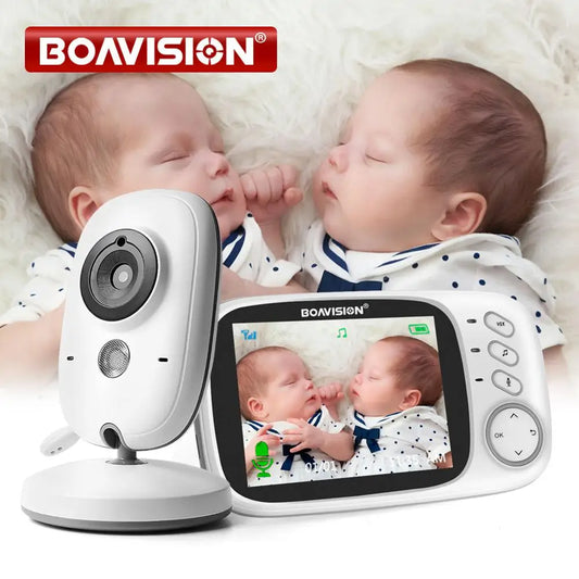 Smart Wireless Baby Monitor: Crystal-Clear Video, 2-Way Audio, Night Vision & Enhanced Security